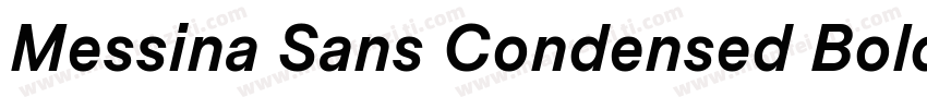 Messina Sans Condensed Bold字体转换